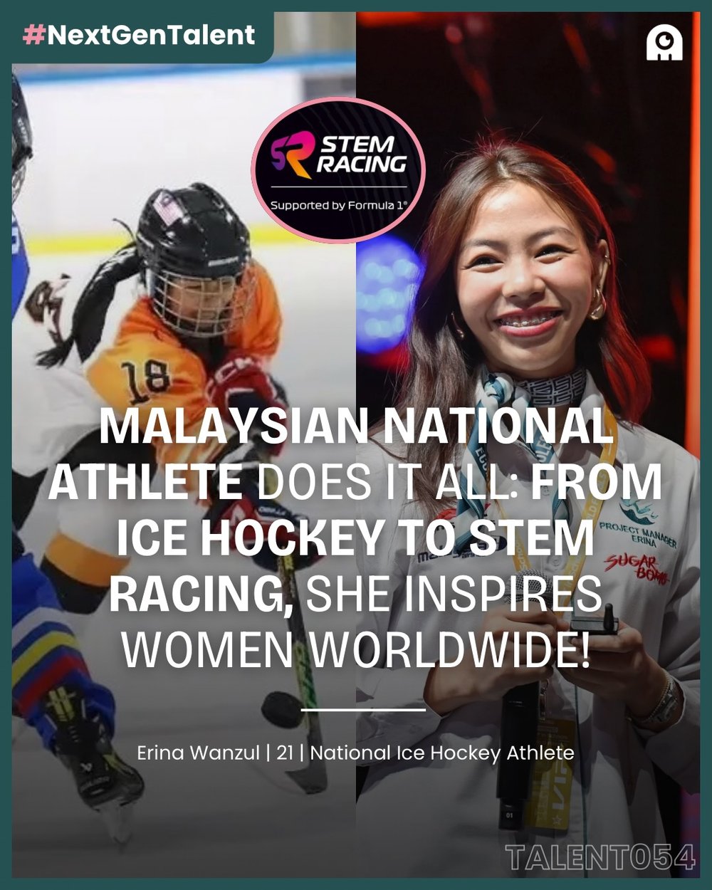 Ice Hockey Competitor & STEM Racing Advocate